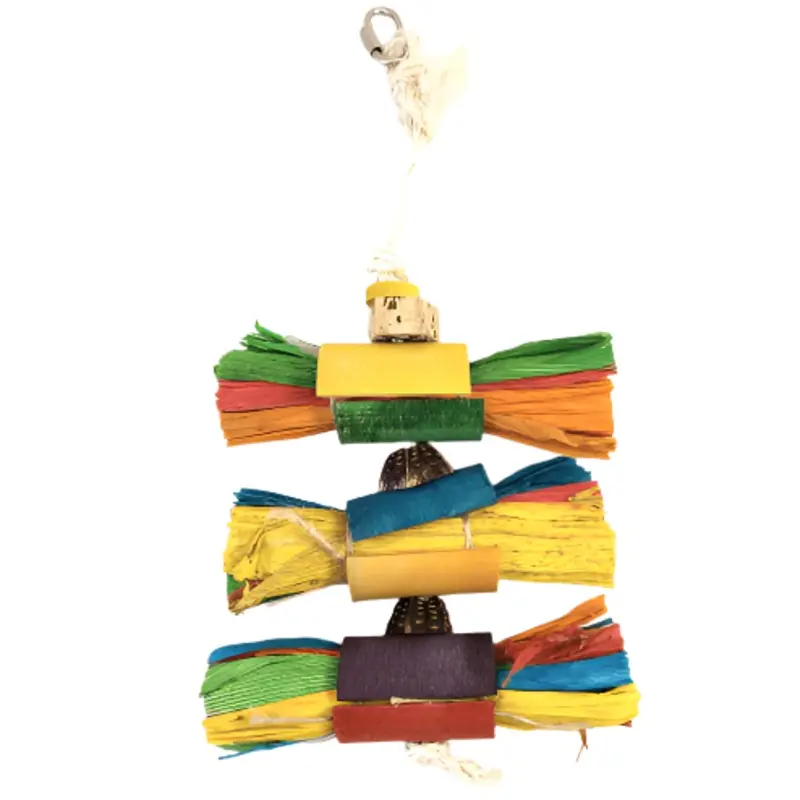 Tweeters Mahogany Pod Stacker Bird Toy