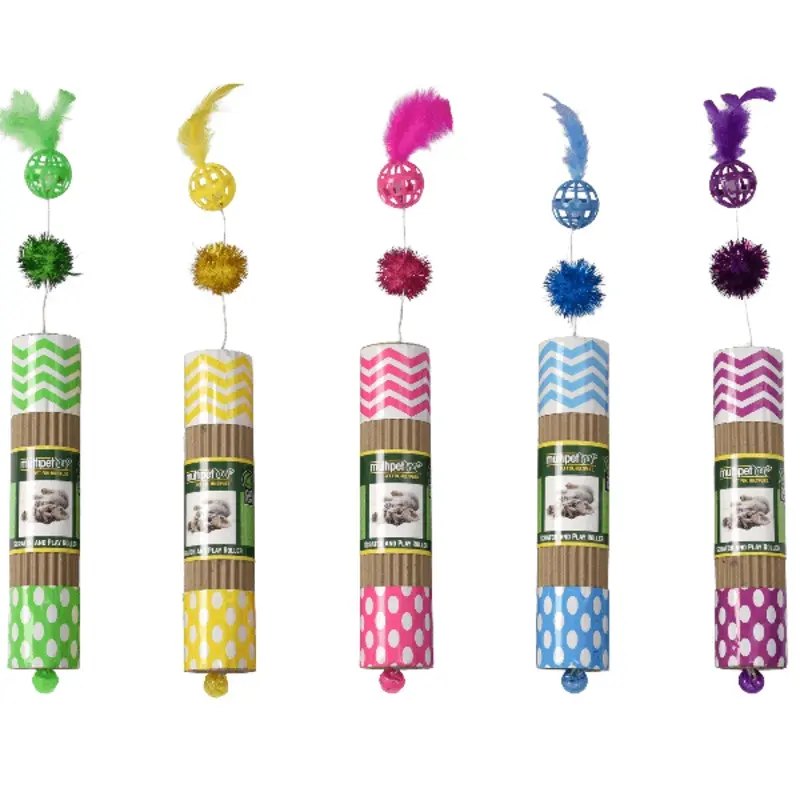 Multipet Cardboard Roller Catnip Cat Toy