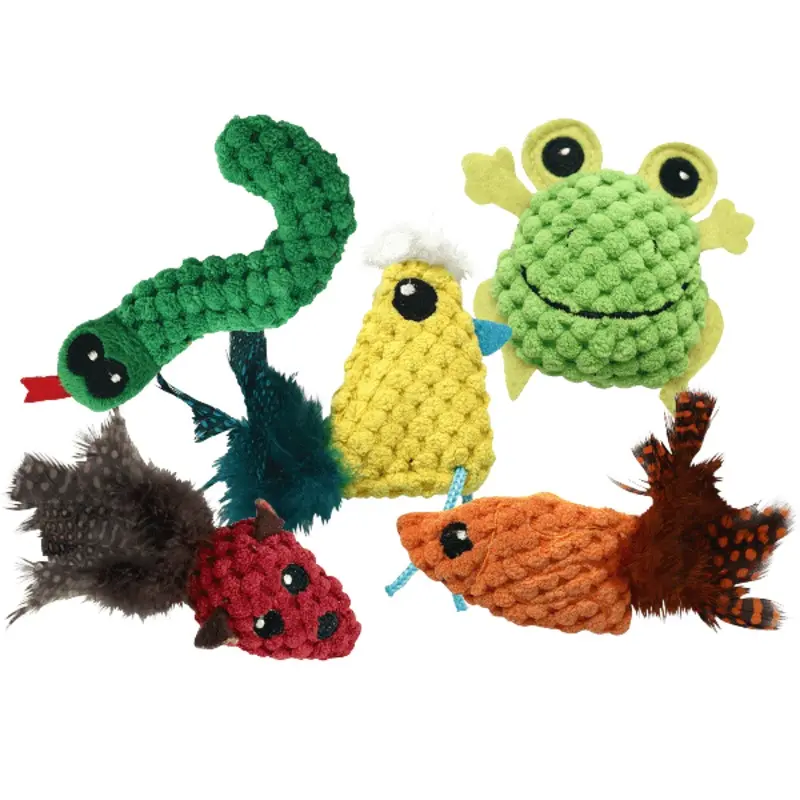 Multipet Knobby Knits Assorted Cat Toy