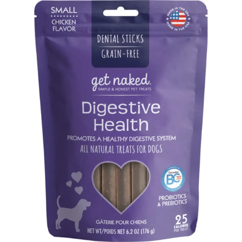 Get Naked Digestive Health Dog Dental Chew Sticks