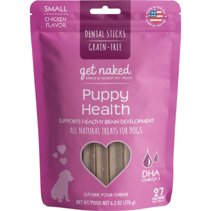 Get Naked Puppy Health Small Dental Chew Sticks