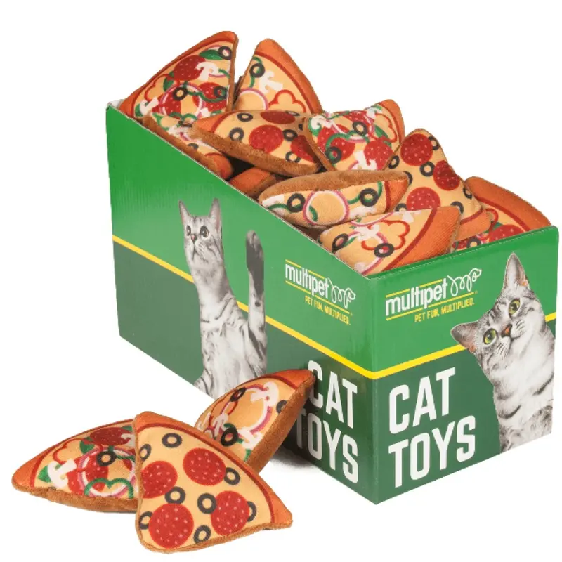 Multipet Pizza Cat Toy