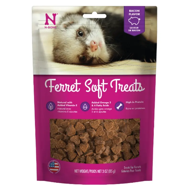 N-Bone Ferret Soft Treats; Bacon Flavour