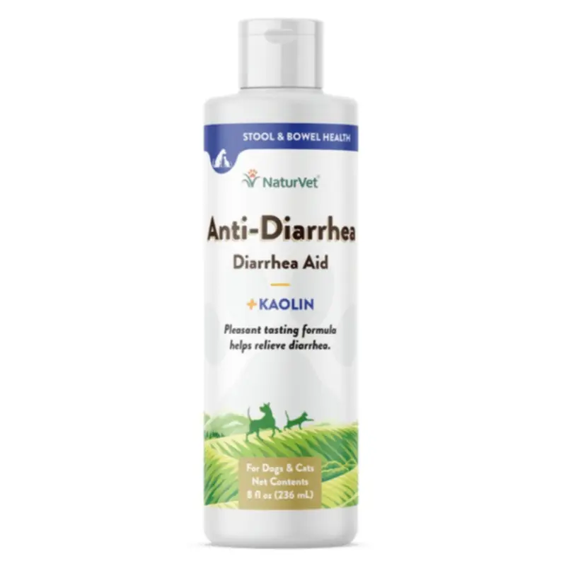 NaturVet Anti-Diarrhea Liquid plus Kaolin for Dogs & Cats