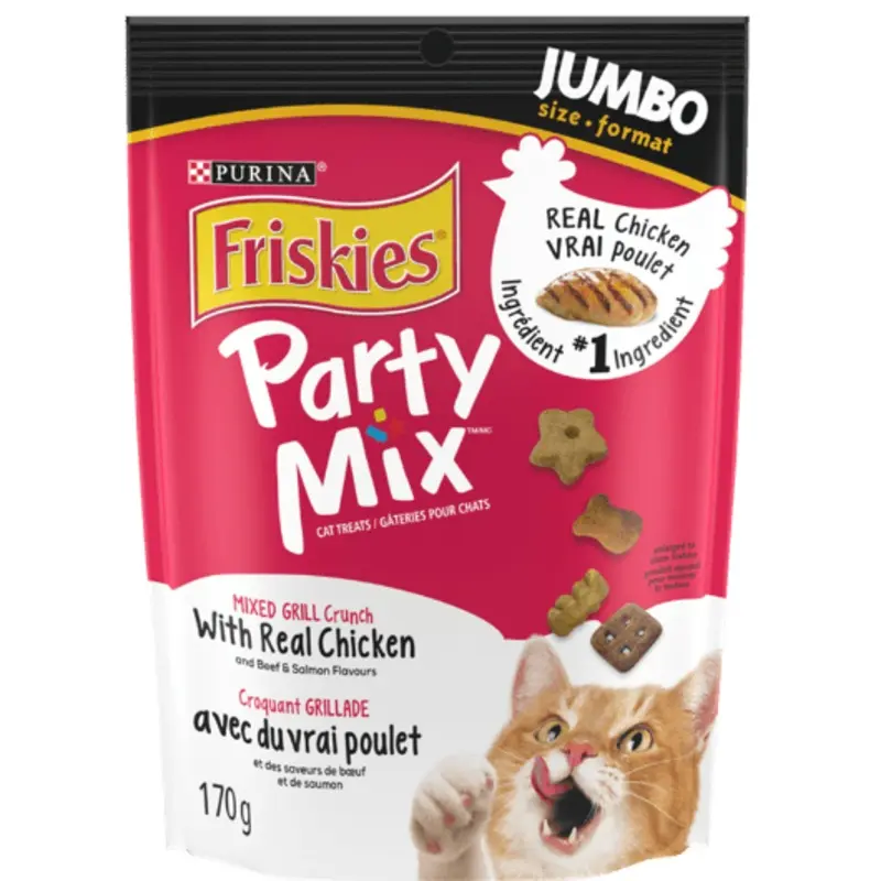 Friskies Party Mix Mixed Grill Crunch Cat Treats