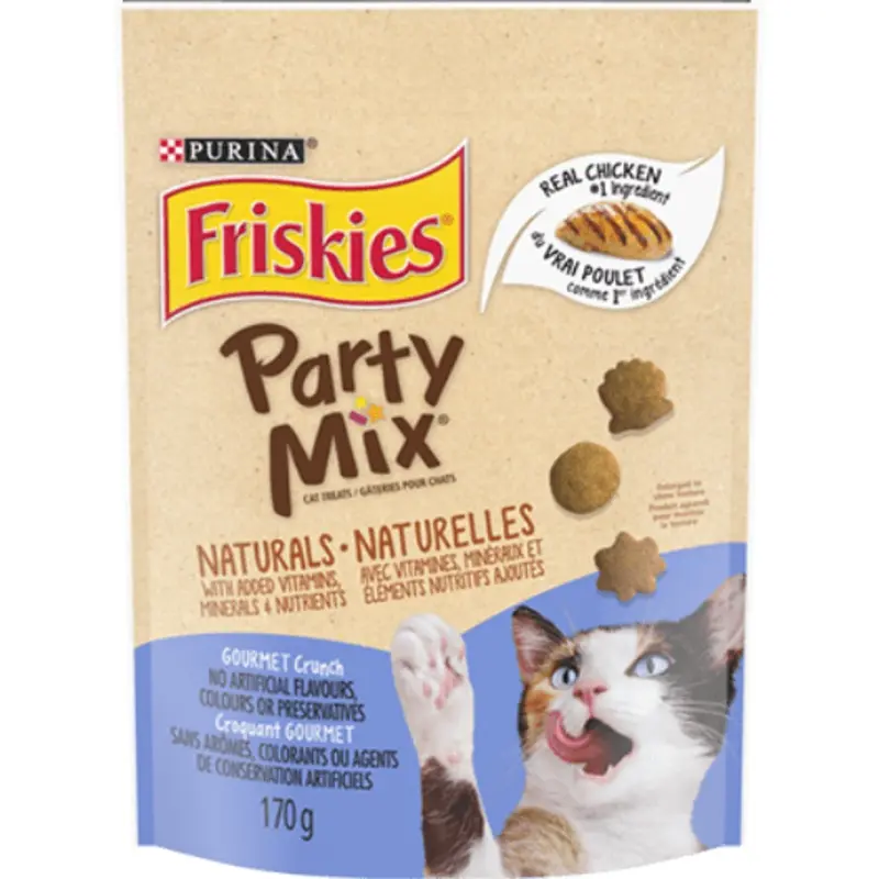 Friskies Party Mix Naturals Gourmet Cat Treats
