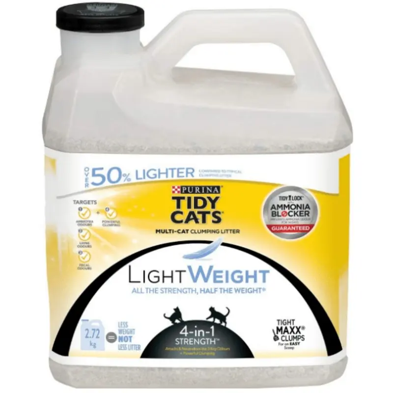 Tidy Cats LightWeight 4-in-1 Strength Clumping Multi-Cat Litter