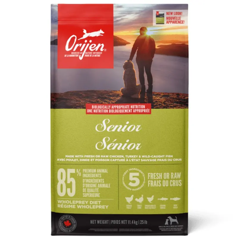Orijen Senior Dry Dog Food, 11.4kg