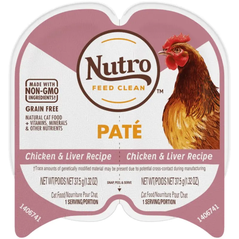 Nutro Perfect Portions Chicken & Liver Pate Wet Cat Food