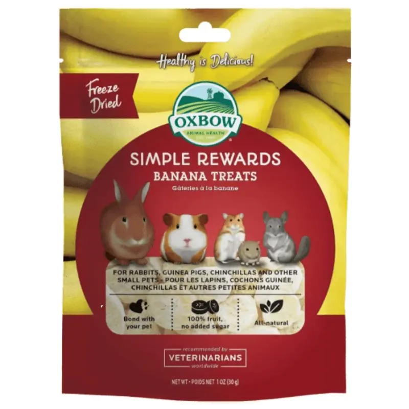 Oxbow Simple Rewards Freeze Dried Banana Treats