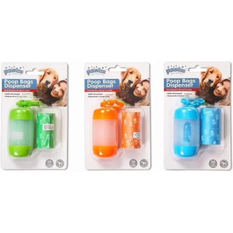 Pawise Poop Bags and Dispenser