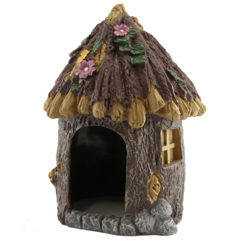 Fish Gear Fairy House Aquarium Ornament
