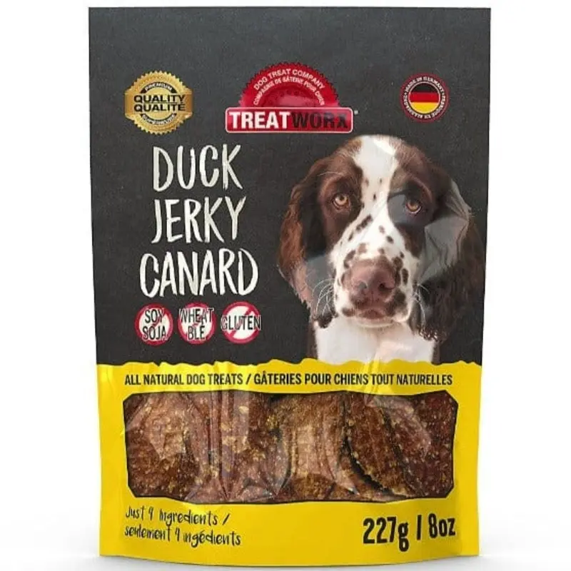 Treatworx Duck Jerky Dog Treats