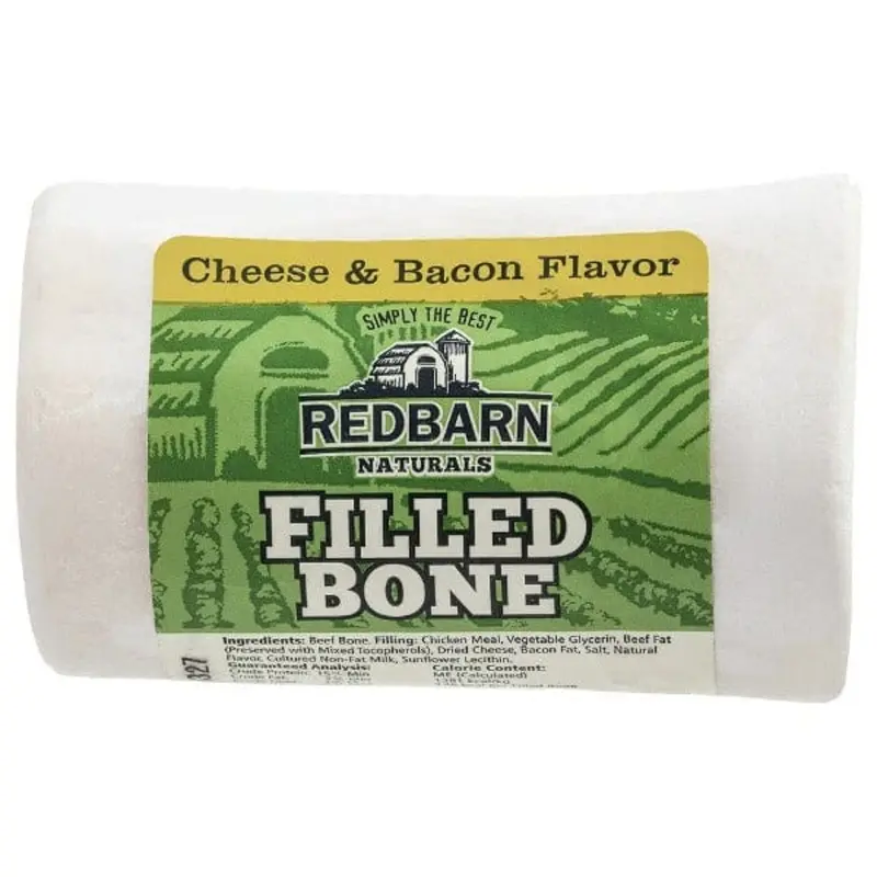 RedBarn Natural Filled Bone; Cheese & Bacon