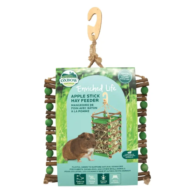 Oxbow Enriched Life - Apple Stick Hay Feeder