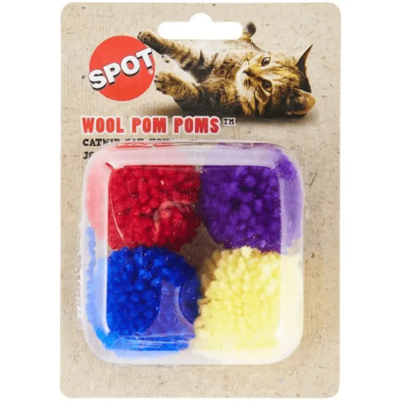 Spot Wool Pom Poms Catnip Cat Toy