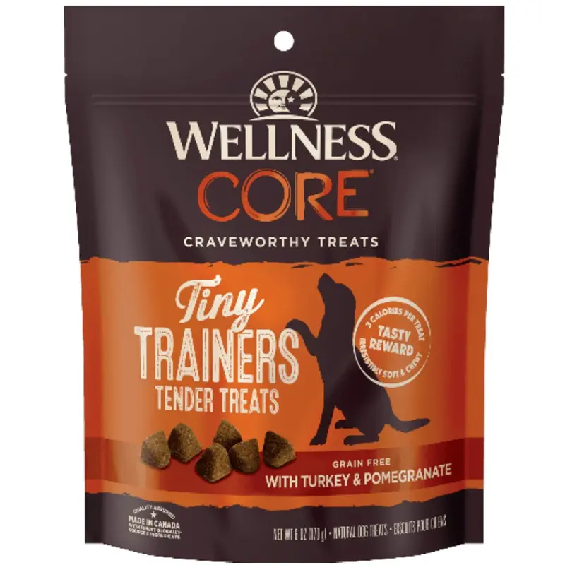 Wellness CORE Tiny Trainers Tender Treats Turkey & Pomegranate Dog Treats
