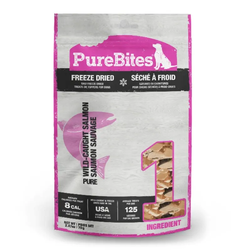 PureBites Freeze Dried Salmon Dog Treats