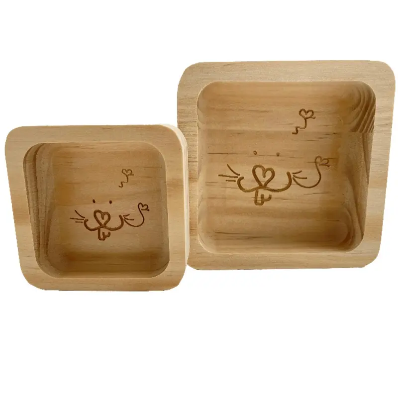 Moss Hollow Square Bowls