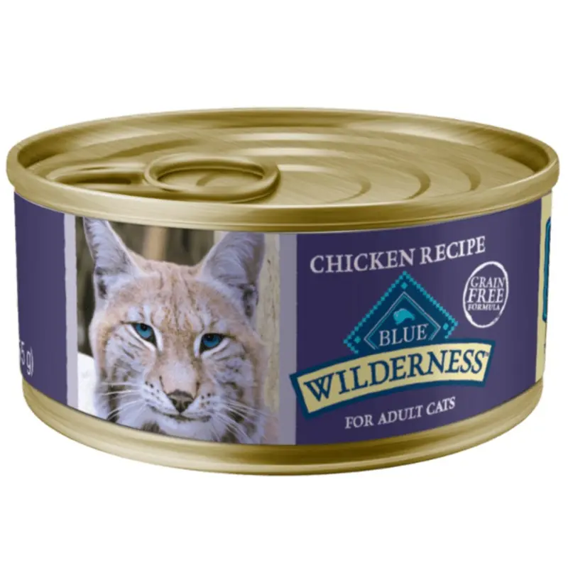 BLUE Wilderness Grain Free Chicken Recipe Canned Cat Food