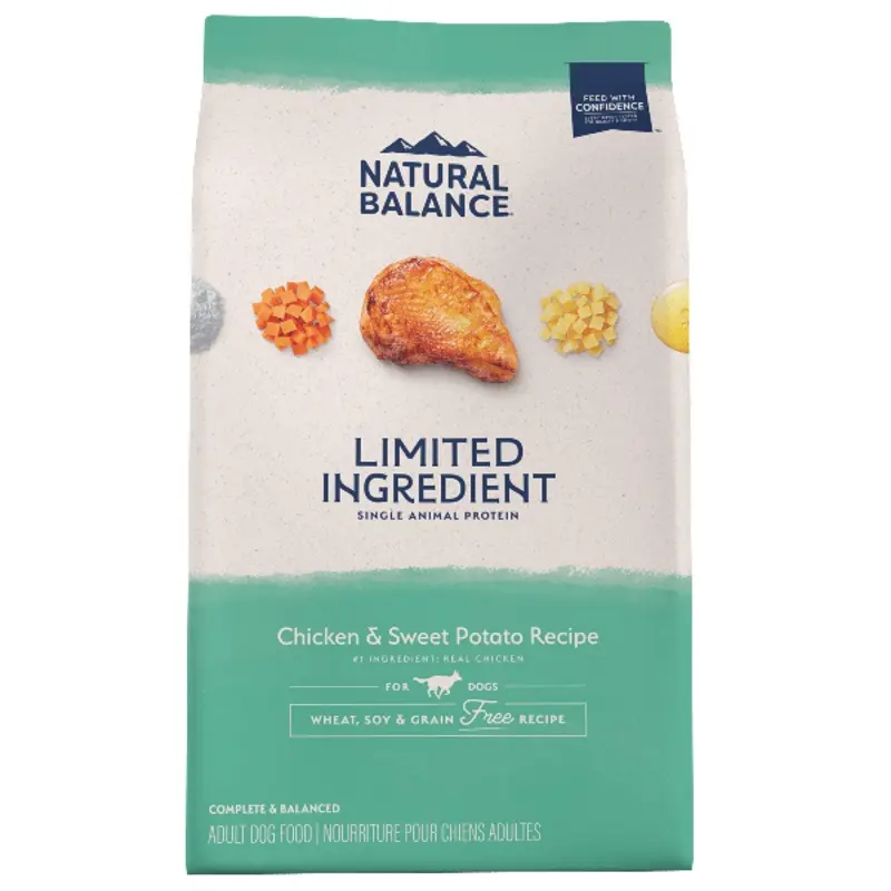 Natural Balance Limited Ingredient Chicken & Sweet Potato Recipe Dry Dog Food