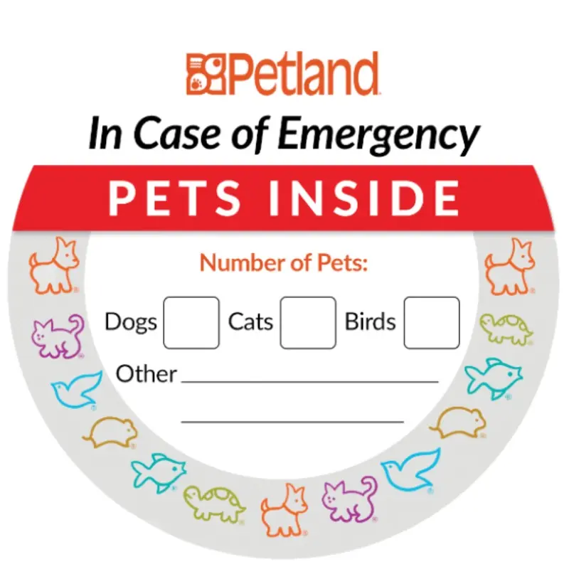 Pet Emergency Sticker
