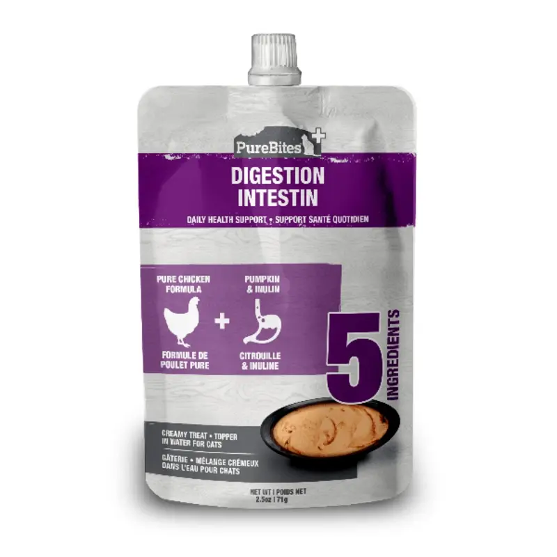 PureBites+ Squeezables For Cats; Digestion