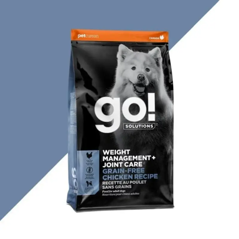 Go! Solutions Weight Management + Joint Care, Grain-Free Chicken Recipe Dry Dog Food