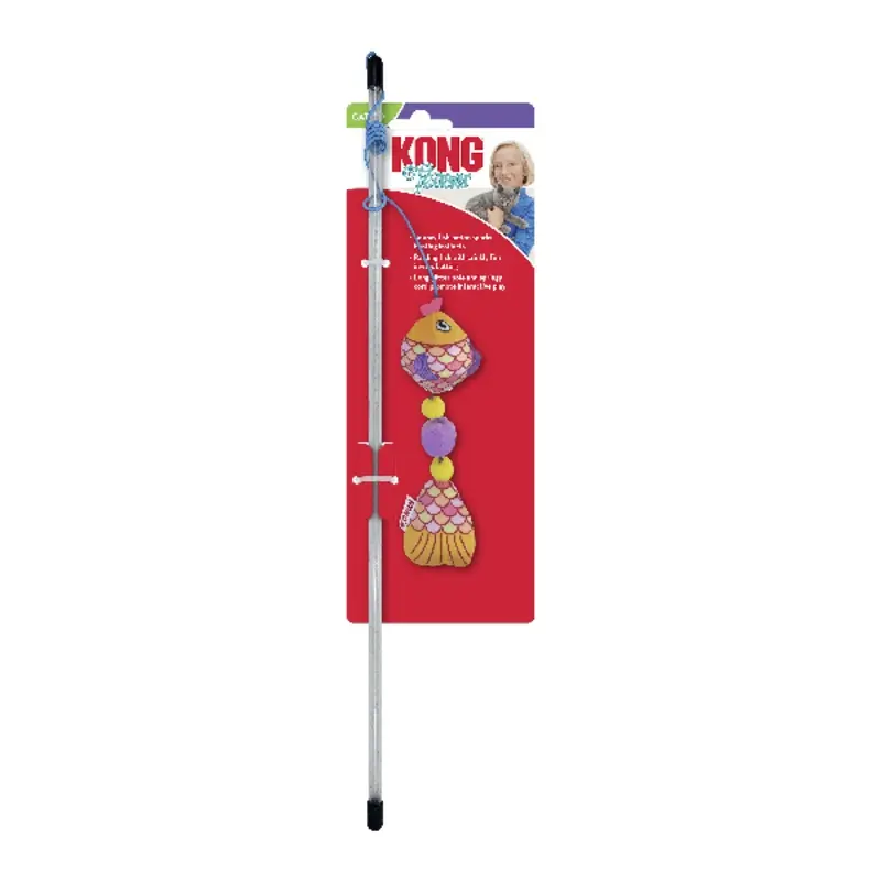 KONG Scrattles Fish Teaser Cat Toy