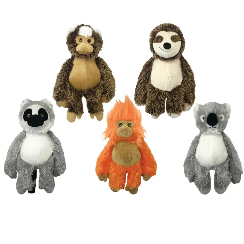 Multipet Bark Buddy Animals Assorted Dog Toy