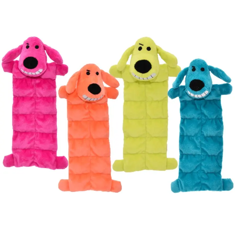 Multipet Loofa Dog Squeaker Mat Assorted Dog Toy