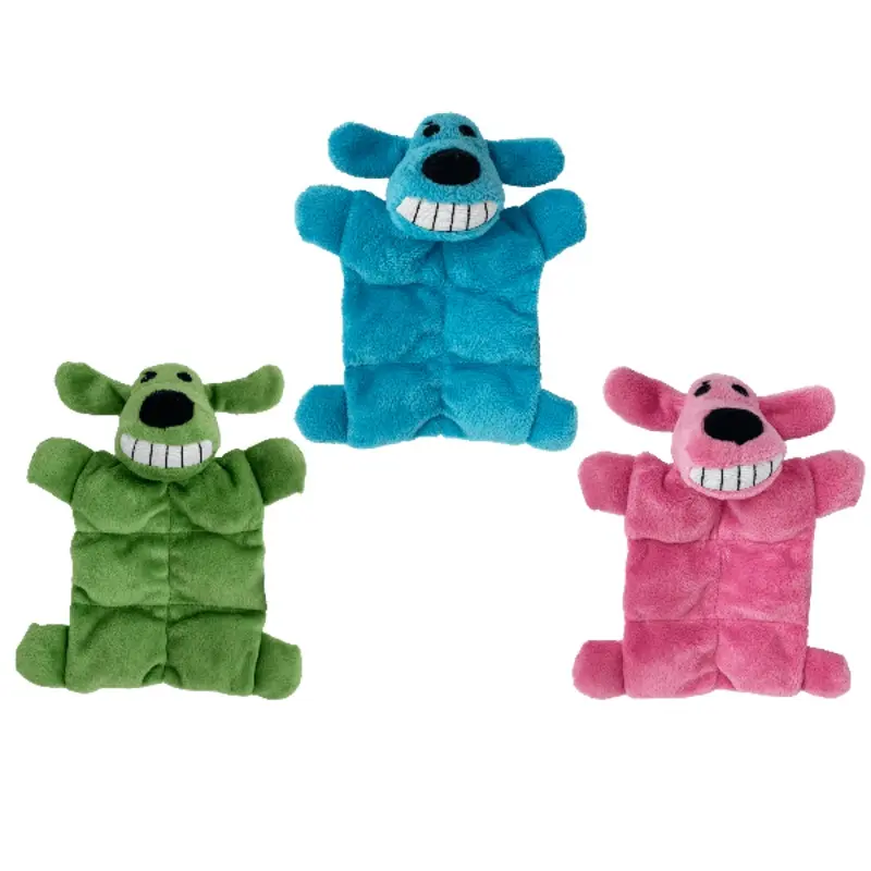 Multipet Mini Loofa Dog Squeaker Mat Assorted Dog Toy