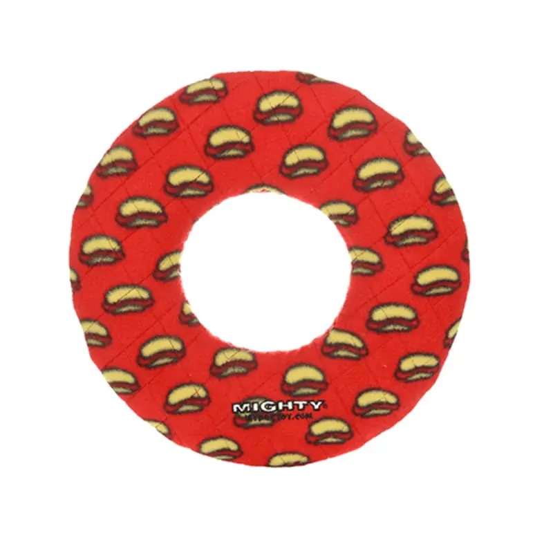 Tuffy Mighty Ring Red Dog Toy
