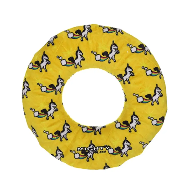 Tuffy Mighty Ring Unicorn Dog Toy