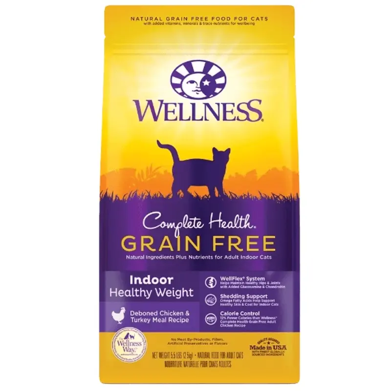 Wellness Complete Health Grain Free Indoor Healthy Weight Dry Cat Food