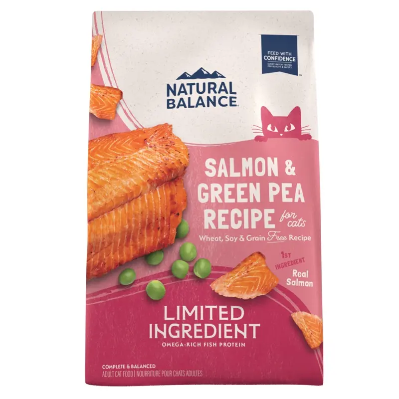 Natural Balance Limited Ingredient Grain Free Salmon & Green Pea Recipe Dry Cat Food