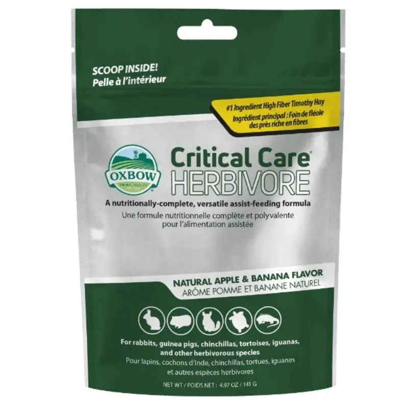 Oxbow Critical Care Herbivore; Apple-Banana
