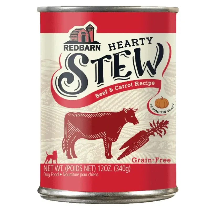 RedBarn Hearty Stew Beef & Carrot Recipe Canned Dog Food, 12oz