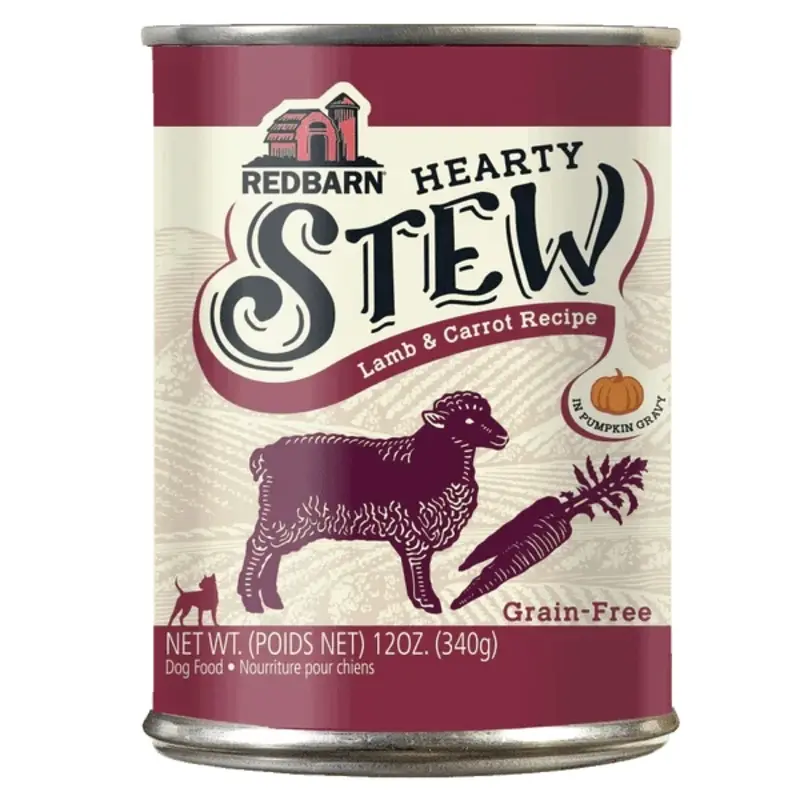 RedBarn Hearty Stew Lamb & Carrot Recipe Canned Dog Food, 12oz