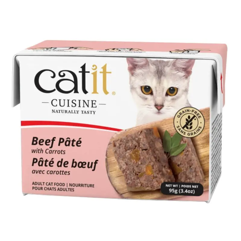 Catit Cuisine Beef Pt with Carrots Wet Cat Food