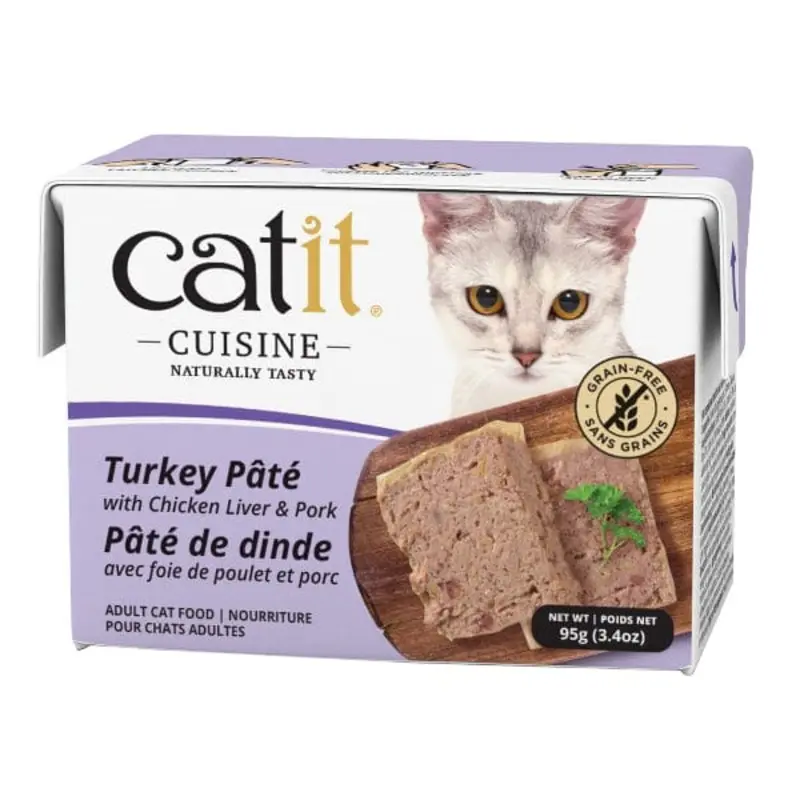 Catit Cuisine Turkey Pt with Chicken Liver & Pork Wet Cat Food