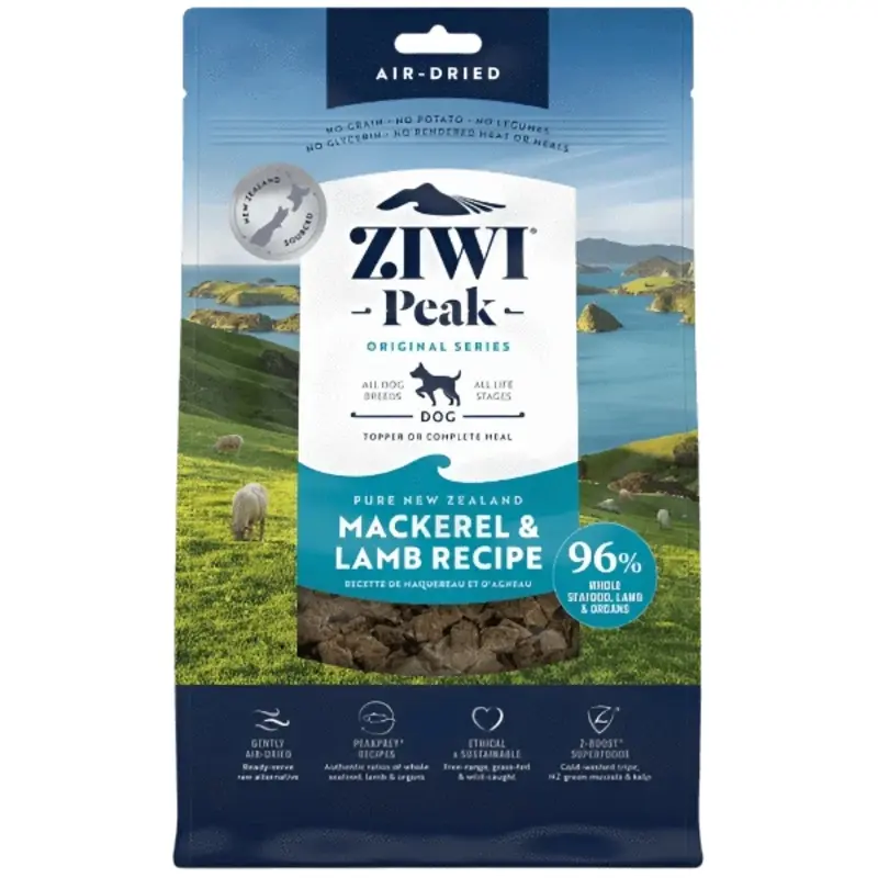 ZIWI Peak Original Series Air-Dried Mackerel & Lamb Recipe Dog Food