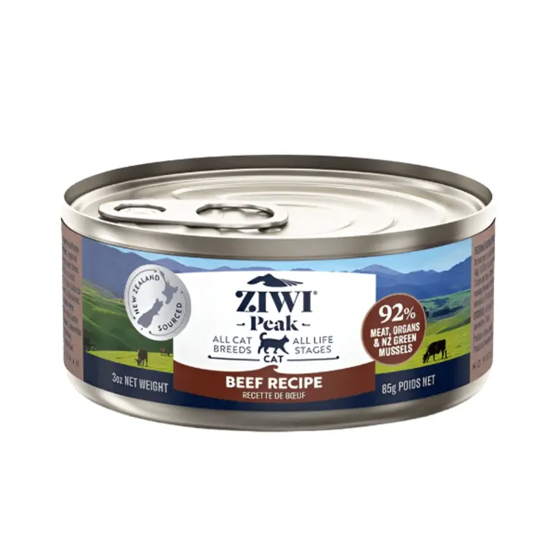 ZIWI Peak Original Series Beef Recipe Canned Cat Food, 3oz