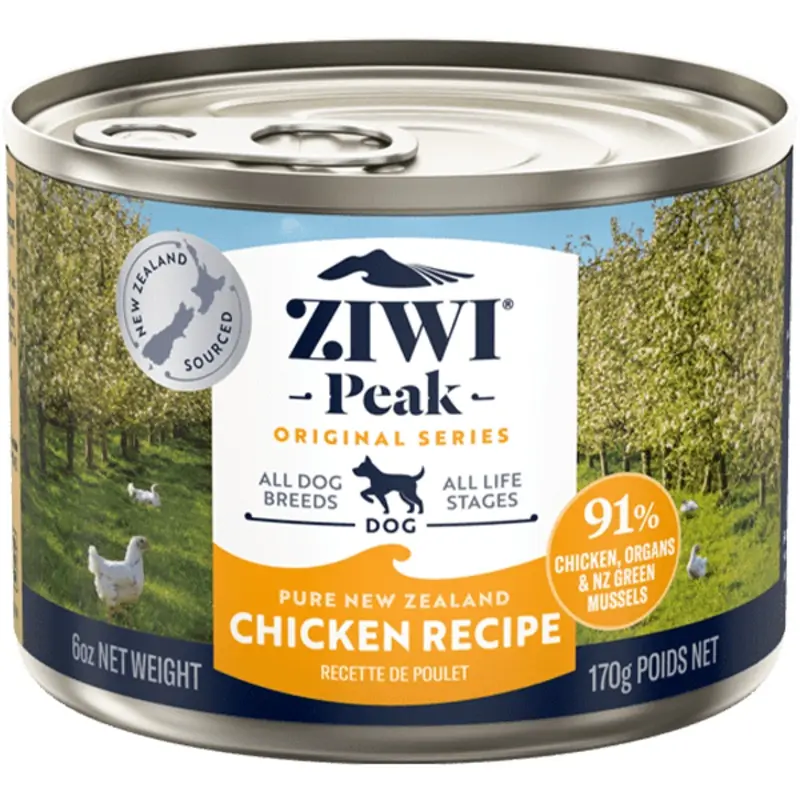 ZIWI Peak Original Series Chicken Recipe Canned Dog Food, 6oz
