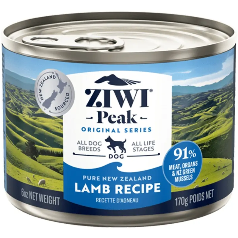 ZIWI Peak Original Series Lamb Recipe Canned Dog Food, 6oz
