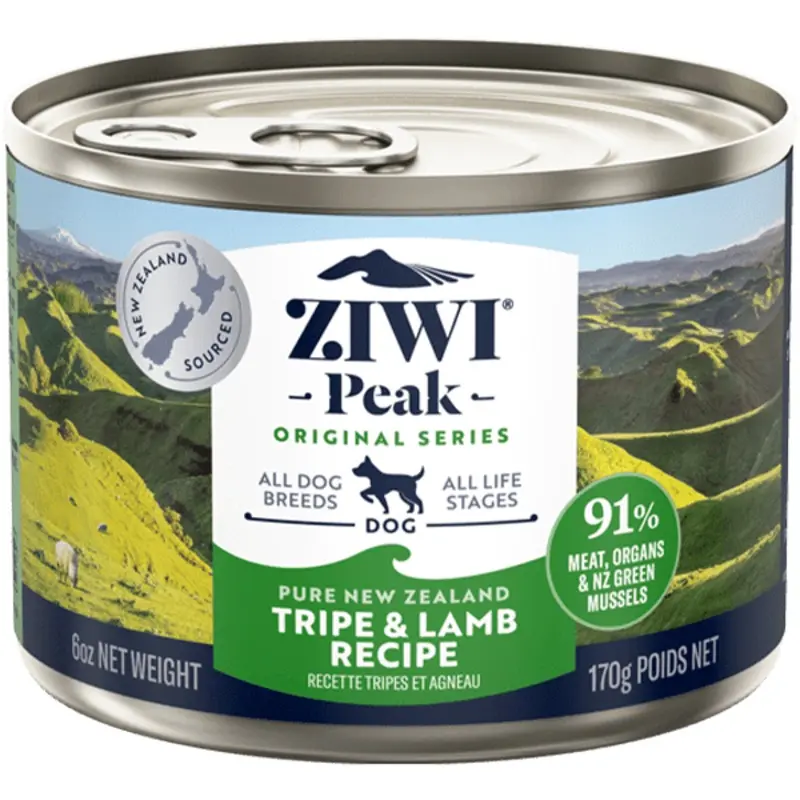 ZIWI Peak Original Series Tripe & Lamb Recipe Canned Dog Food, 6oz