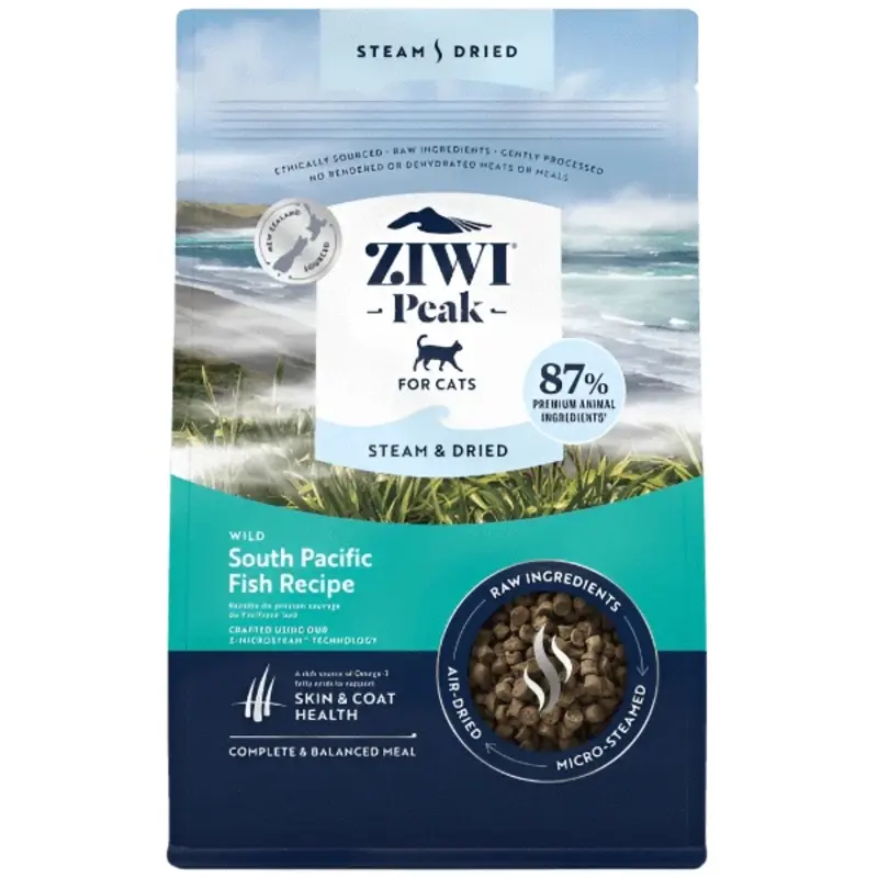 ZIWI Peak Steam & Dried Wild South Pacific Fish Recipe Cat Food