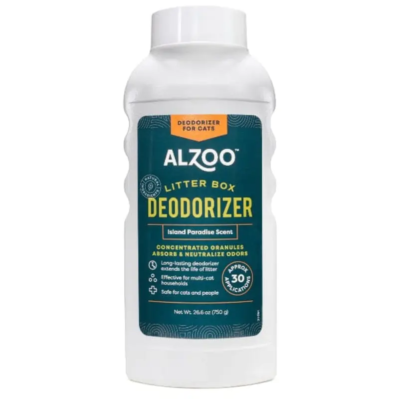 ALZOO Cat Litter Box Deodorizer; Island Paradise Scent