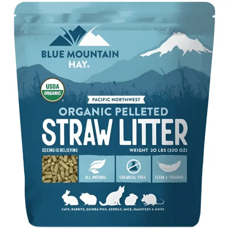 Blue Mountain Hay Organic Wheat Straw Litter