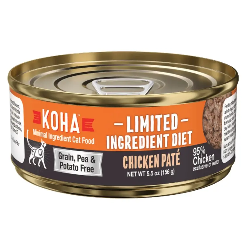 KOHA LID Chicken Pate Canned Cat Food, 5.5oz